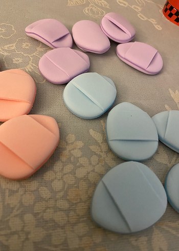 (3 lü)Pastel Renklerde Çoklu Makyaj Süngeri Seti - Görsel 2