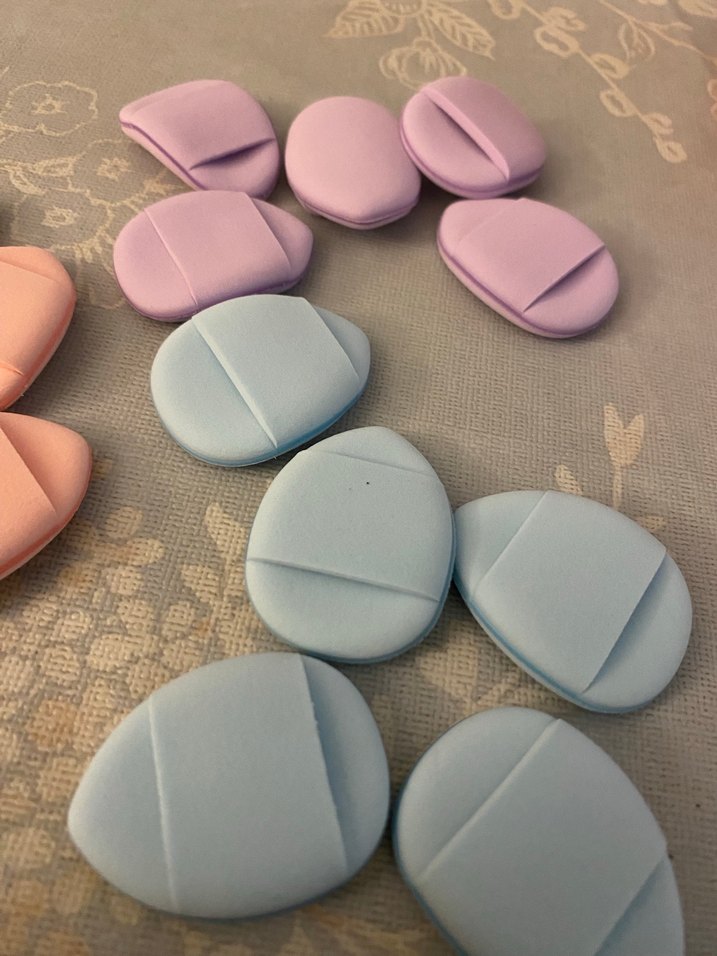 (3 lü)Pastel Renklerde Çoklu Makyaj Süngeri Seti - Görsel 4