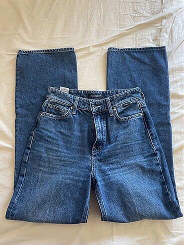Orijinal Mavi Wide Leg Jean Pantolon