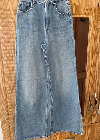 Bershka Wide Leg Jean - Görsel 4