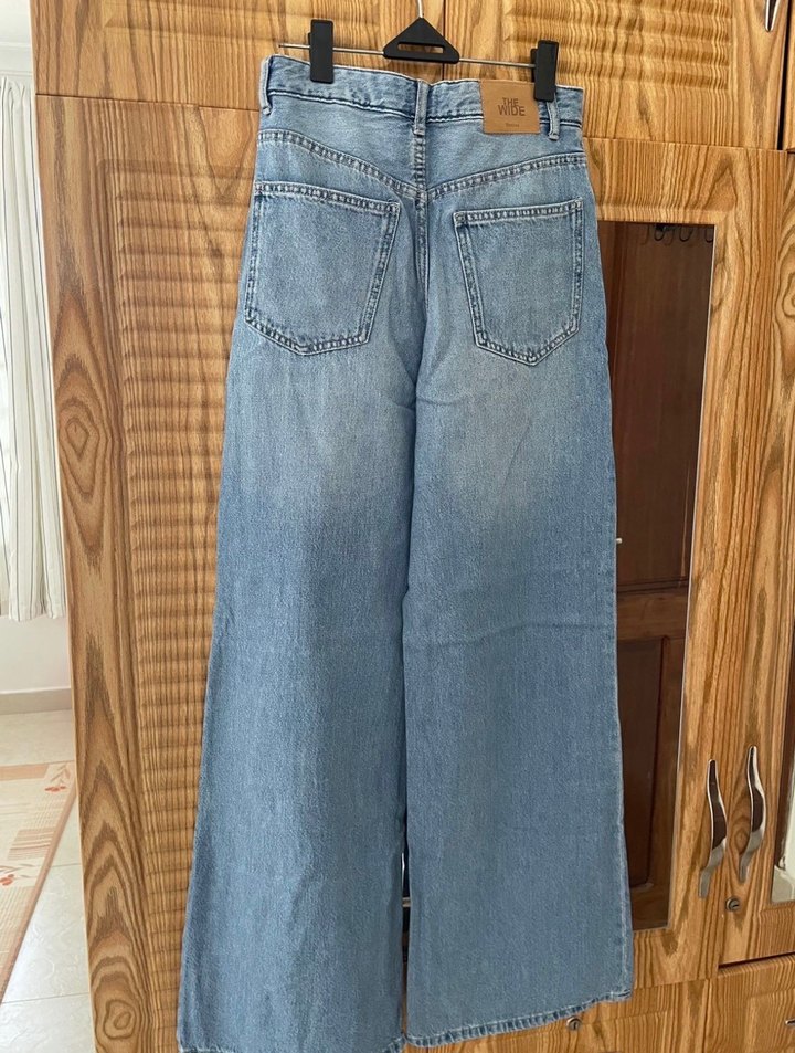 Bershka Wide Leg Jean - Görsel 5