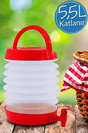 Katlanabilir su sebili 5.5 L