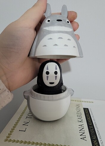 Beden ghibli matruşka set 4lü totoro noface kitty calcifer