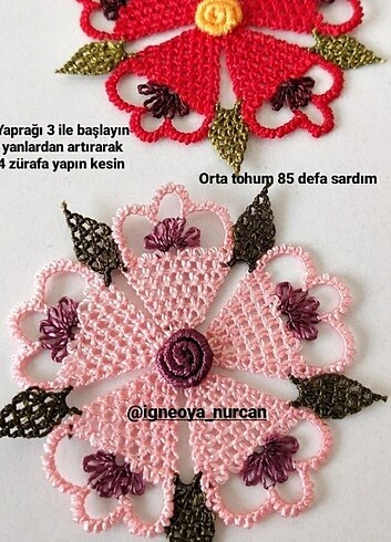 Iğne oyası motifi 