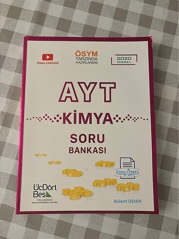 Ayt Kimya konu özetli soru bankası