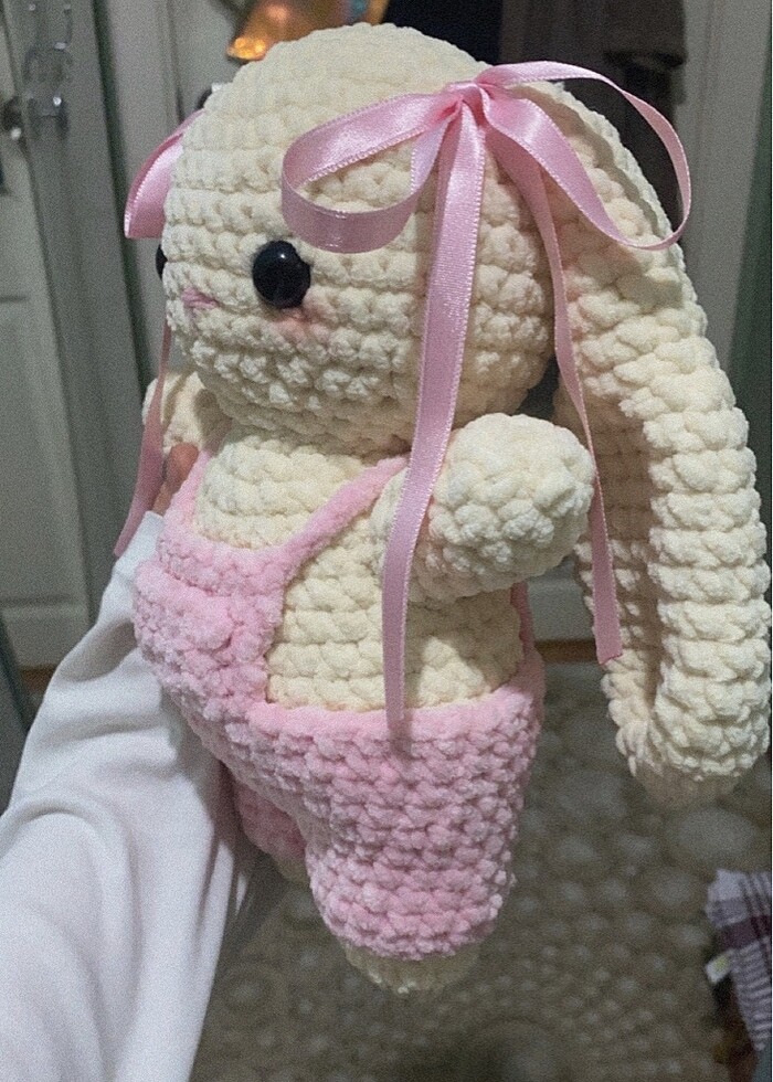 pink coquette bunny - Görsel 2