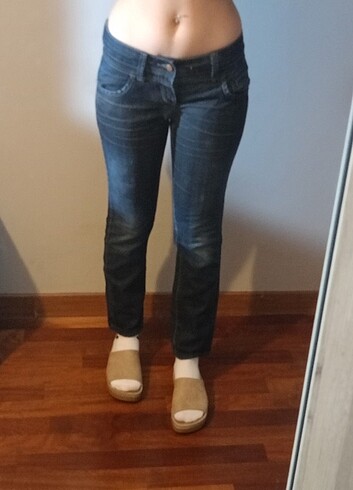 Mango MNG Jeans Düşük Bel Kot pantolon