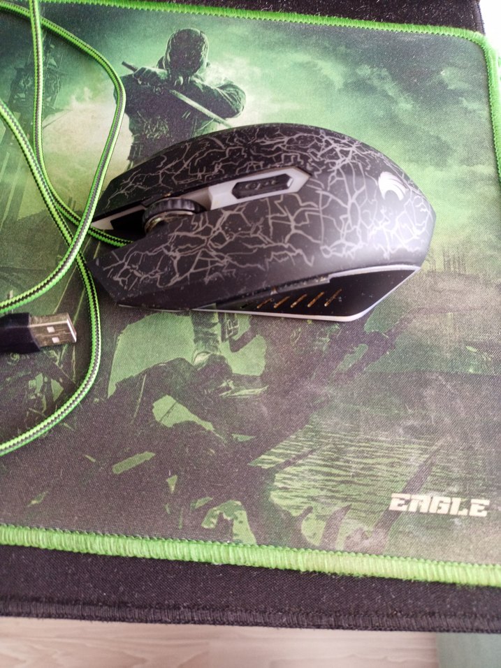 Yeşil Kablolu Oyuncu Mouse - Görsel 2