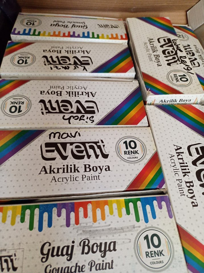 10 Renkli Guaj Boya Seti - Görsel 2