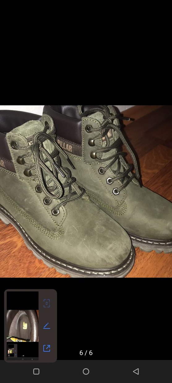 Kahverengi Kamuflaj Desenli Kadın Süet Bot - Görsel 3