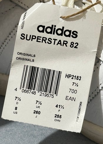41 Beden camel Renk adidas süperstar Bej Spor Ayakkabı 41/5