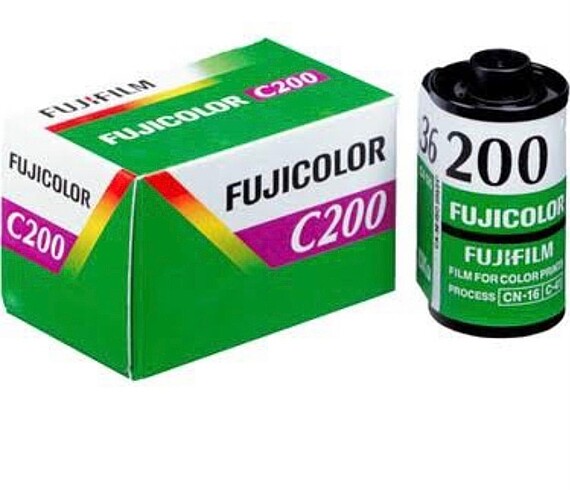 Fujifilm Fujicolor c200 35mm renkli film
