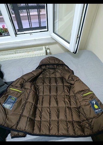 orijinal lufian Kahverengi Erkek Mont - Görsel 2
