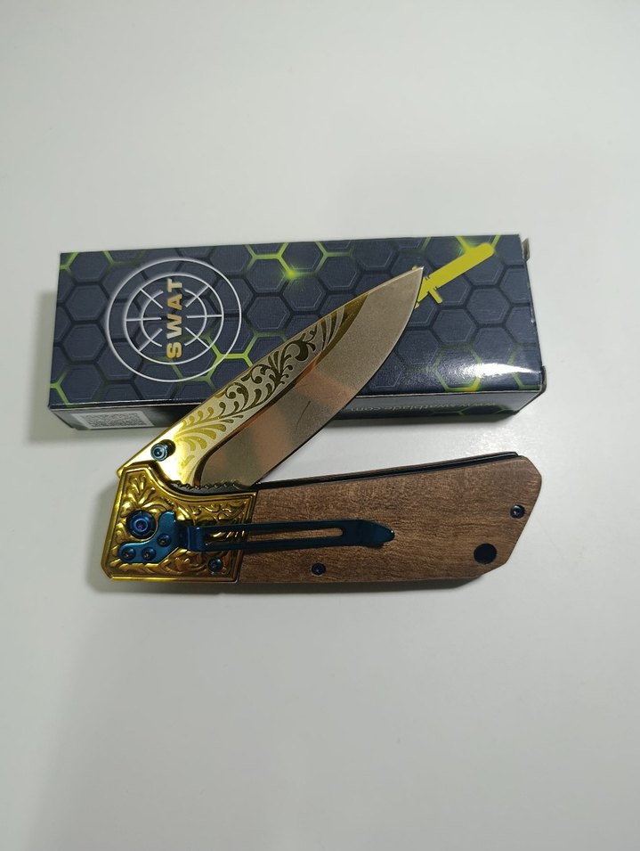 GRAVÜR İŞLEMELİ KATLANIR BIÇAK - Görsel 2