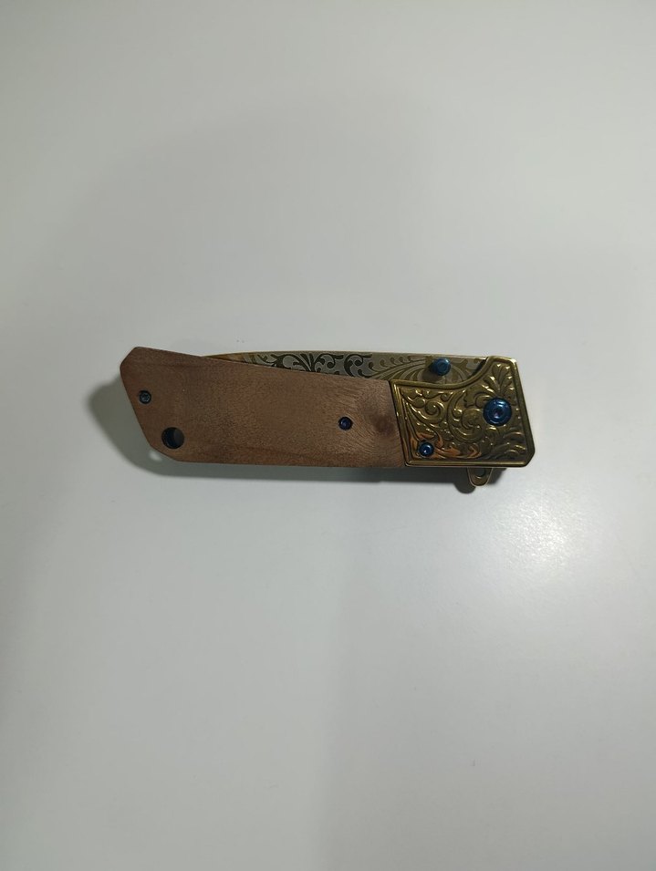 GRAVÜR İŞLEMELİ KATLANIR BIÇAK - Görsel 3