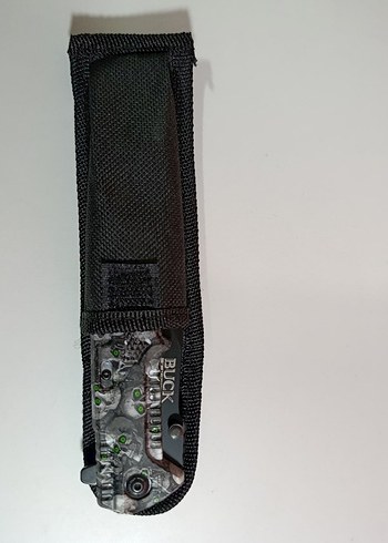 Buck Siyah kuru kafa Motifli Katlanır Çakı - Görsel 3