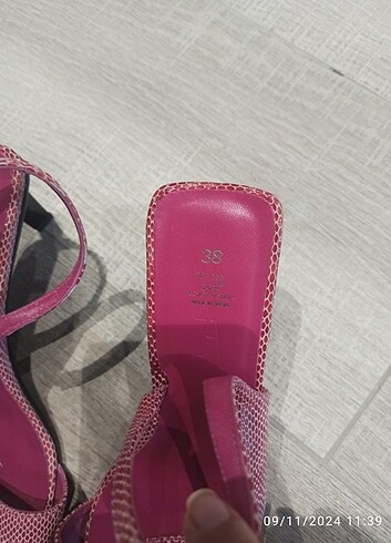38 Beden pembe Renk Pembe dekolte ayakkabı
