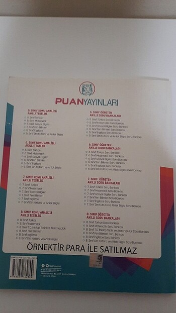  Beden Fen 8.sinif puan yayınları soru bankası