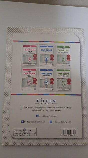 Beden Bilfen yayıncılık tam ölçme inkılap 8.sinif test kitabi