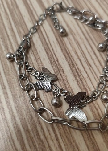 Kelebekli Gümüş Takı - Görsel 2