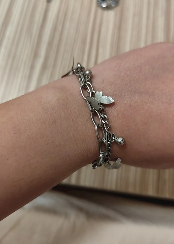 Kelebekli Gümüş Takı - Görsel 3