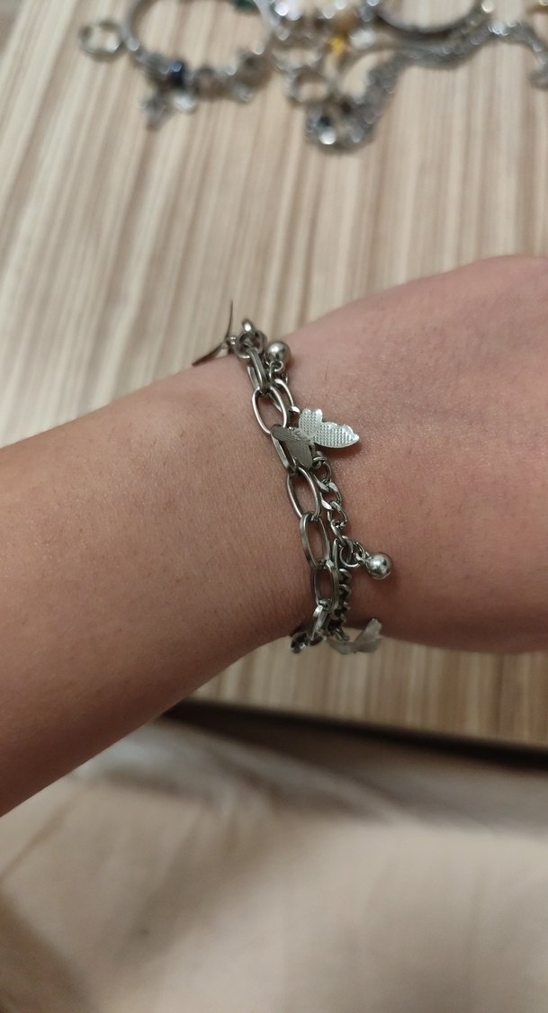 Kelebekli Gümüş Takı - Görsel 3