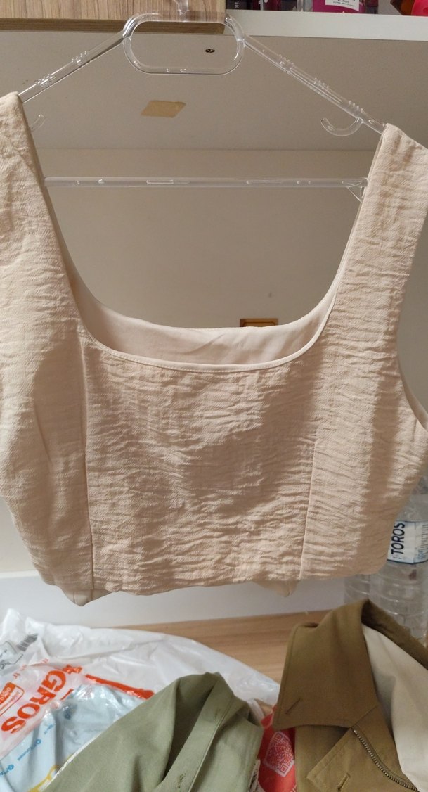 Nakışlı Krem Mini Bohem Yelek - Görsel 2