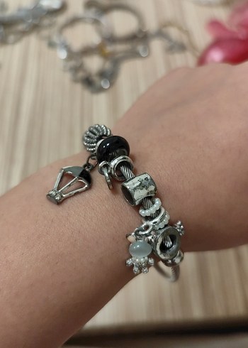 Charm Gümüş Bileklik - Görsel 4