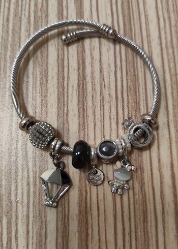 Charm Gümüş Bileklik - Görsel 2