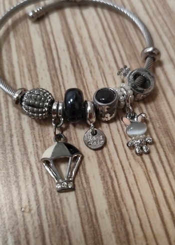 Charm Gümüş Bileklik - Görsel 3