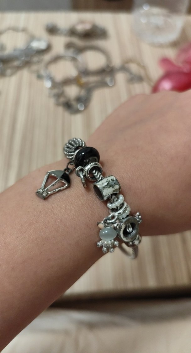 Charm Gümüş Bileklik - Görsel 4