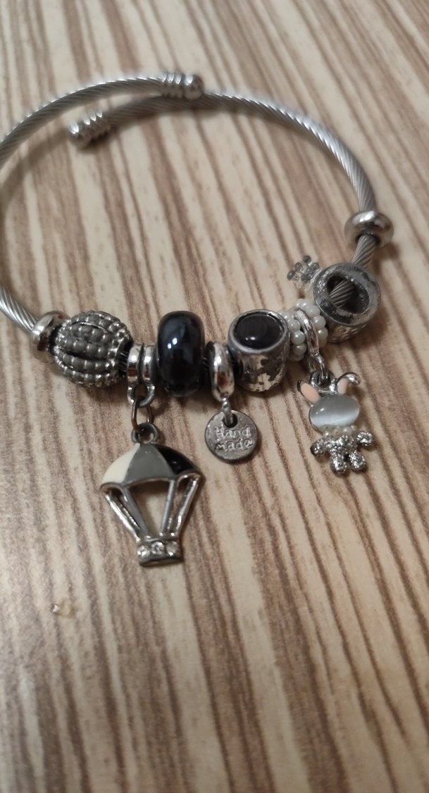 Charm Gümüş Bileklik - Görsel 3