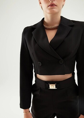 m Beden Quzu Blazer ceket
