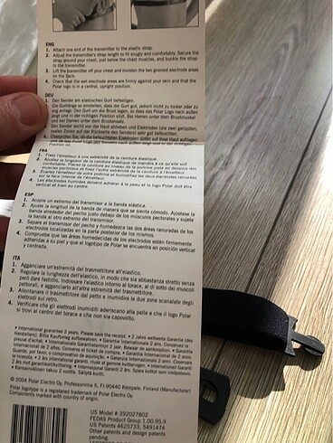 Polar T 34 TRANSMİTER VE SAAT - Görsel 4