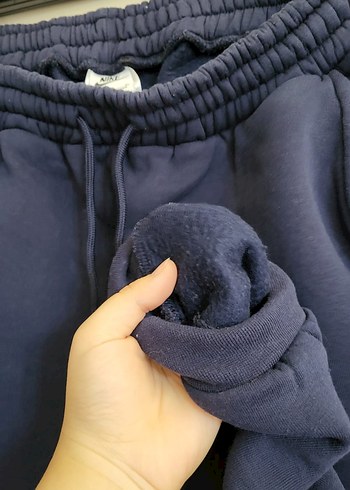 42 Beden mavi Renk Kadın Lacivert Rahat Kesim Eşofman Altı