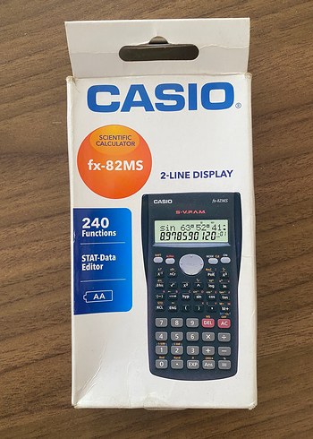Casio Fx-82MS Bilimsel Hesap Makinesi Mavi - Görsel 6