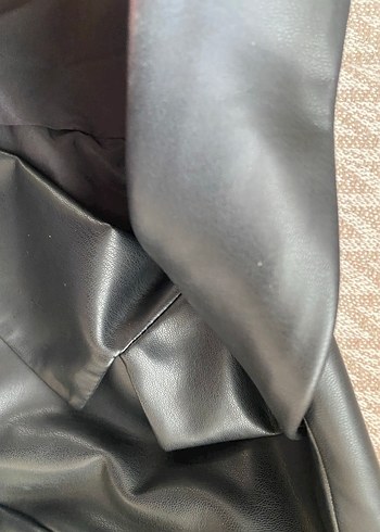 Kadın Bershka Deri Blazer Ceket - Görsel 11