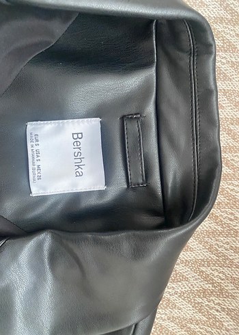 Kadın Bershka Deri Blazer Ceket - Görsel 12