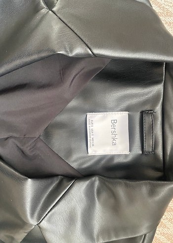 Kadın Bershka Deri Blazer Ceket - Görsel 13