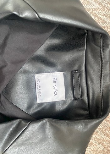 Kadın Bershka Deri Blazer Ceket - Görsel 9