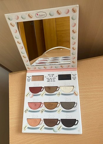 theBalm What's The Tea? Sıcak Tonlu Far Paleti - Görsel 2