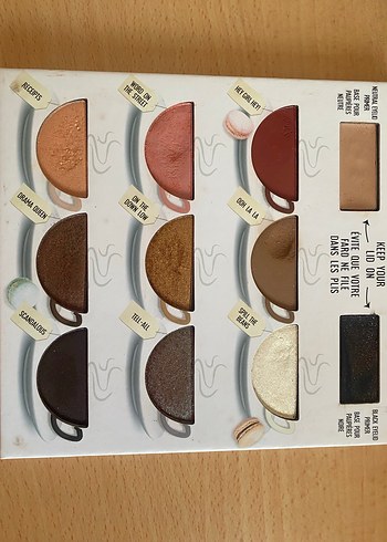 theBalm What's The Tea? Sıcak Tonlu Far Paleti - Görsel 6