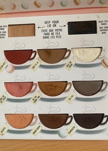 theBalm What's The Tea? Sıcak Tonlu Far Paleti - Görsel 3