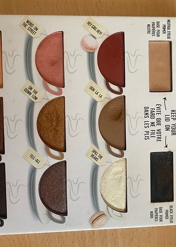 theBalm What's The Tea? Sıcak Tonlu Far Paleti - Görsel 5