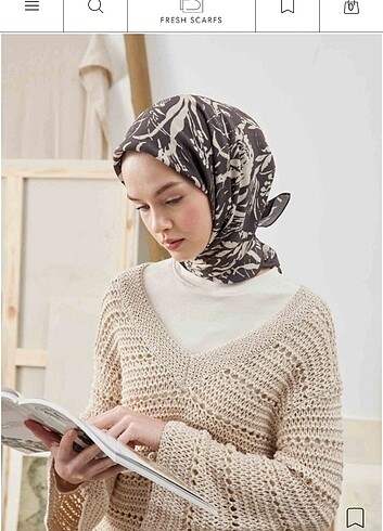  Beden kahverengi Renk Fresh scarfs eşarp