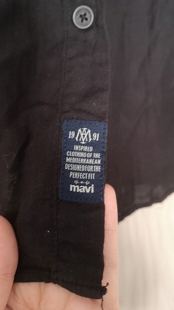 Mavi erkek gömlek  - Görsel 5