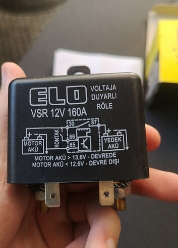 Akü ayırıcı röle 12v