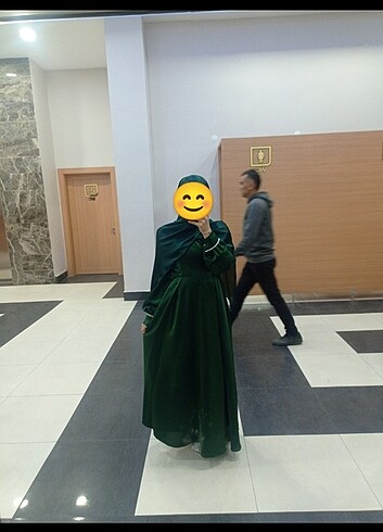Tesettür Abiye incili şaliyla beraber