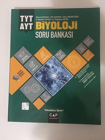 Çap yayınları biyoloji soru bankası