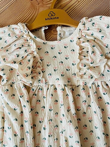H&M 4/6 ay kız bebek elbise